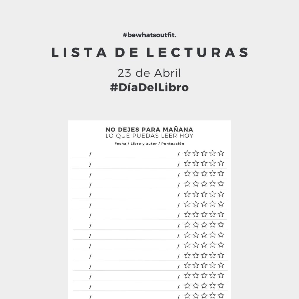 Colección #Planéate – Lista de lecturas #DíadelLibro